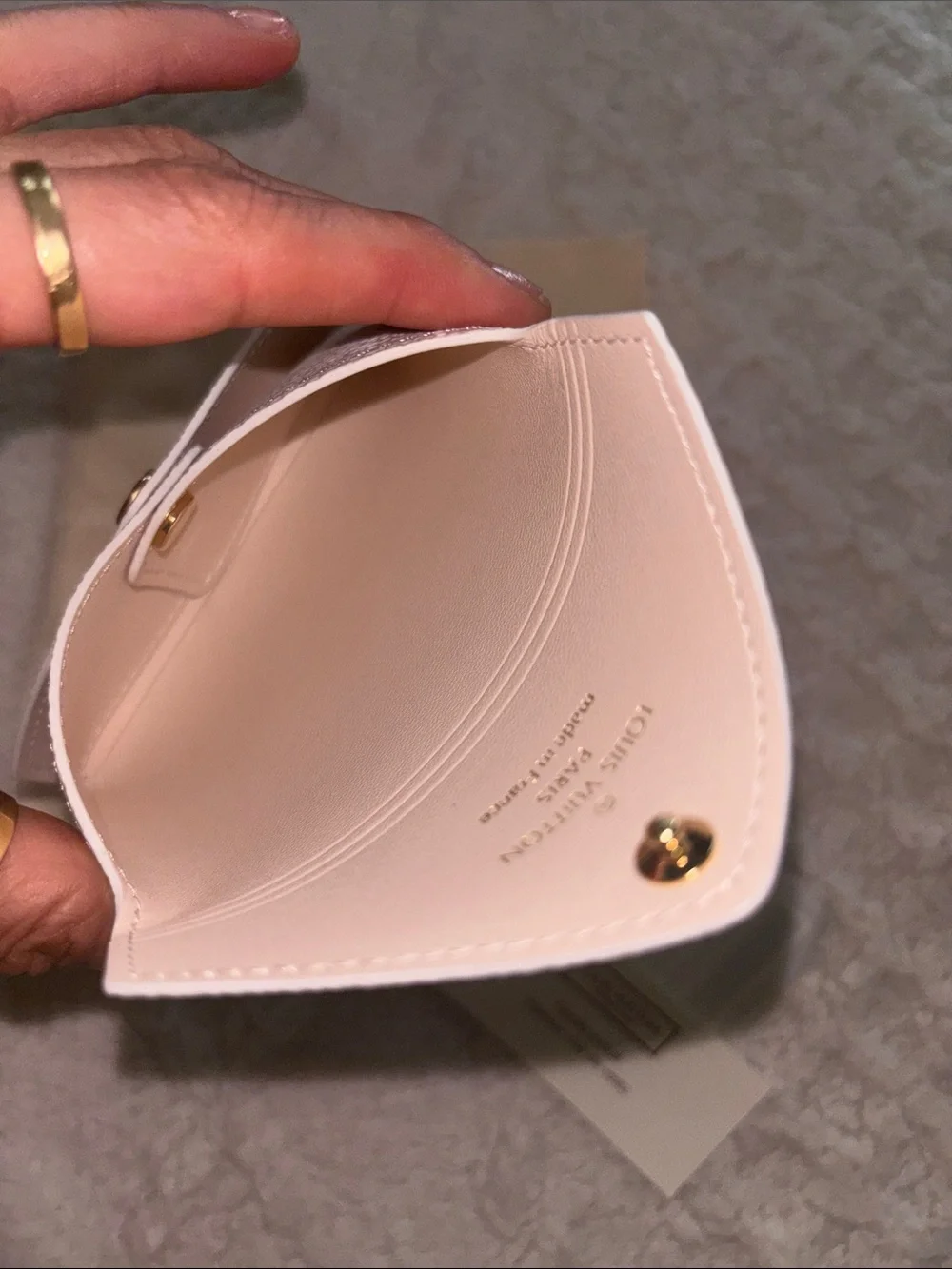 Louis Vuitton By The Pool Mini Kirigami Monogram Envelope Card Holder